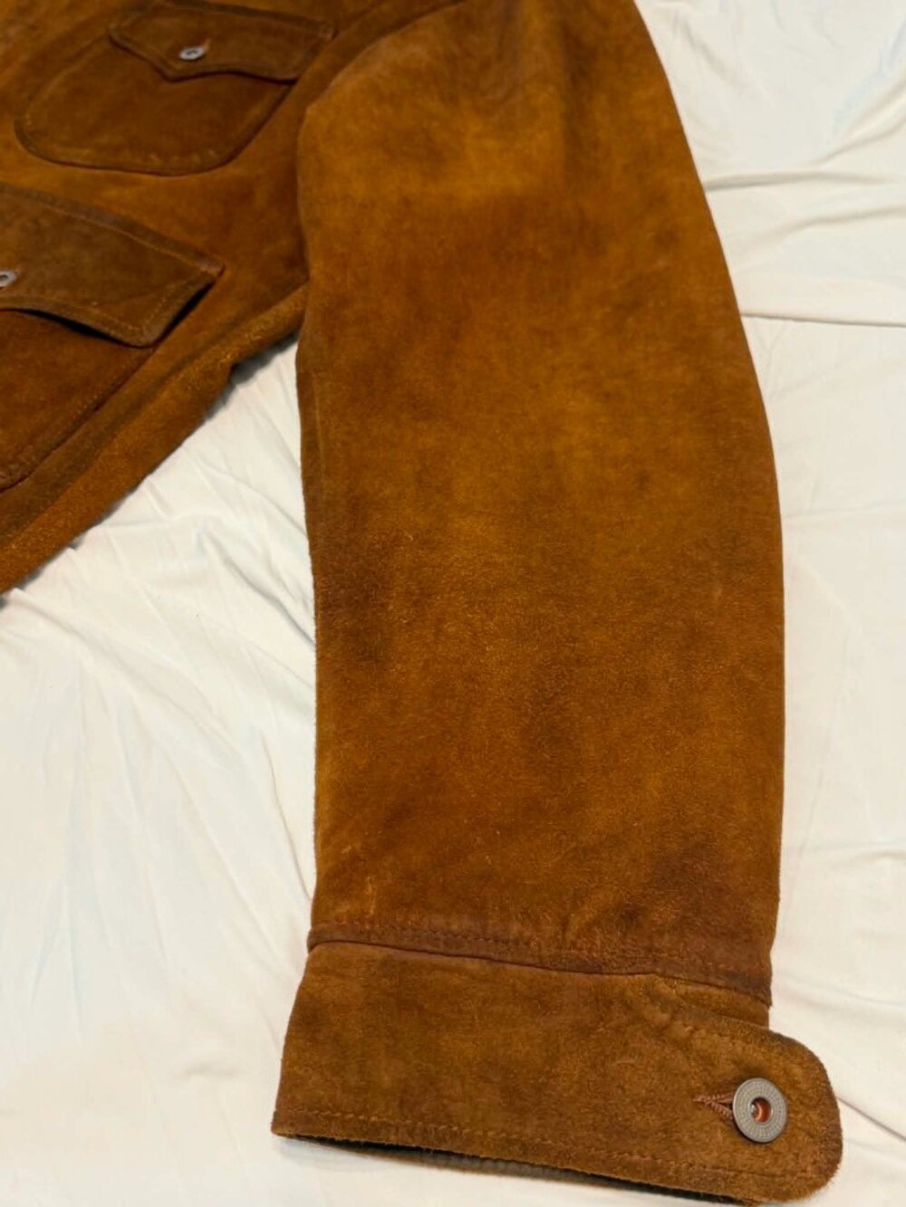 RRL Double RL Ralph Lauren Suede Roughout Alston Leather Jacket Brown 2XL XXL - Picture 6 of 7